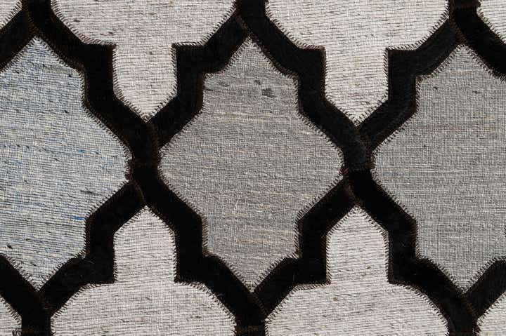 8' 1 x 9' 11 Cowhide - Patchwork Rug