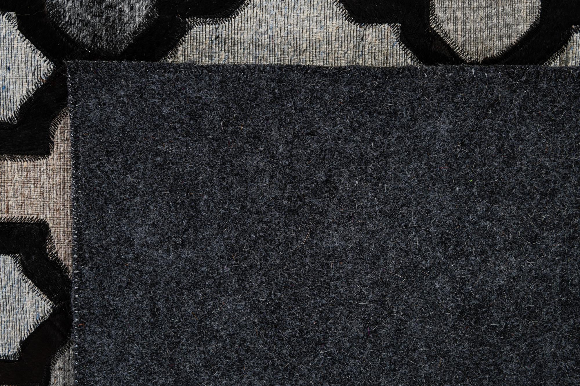 8' 1 x 9' 11 Cowhide - Patchwork Rug