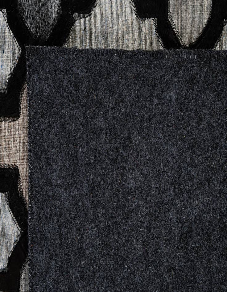 Detail image of 8' 1 x 9' 11 Cowhide - Patchwork Rug