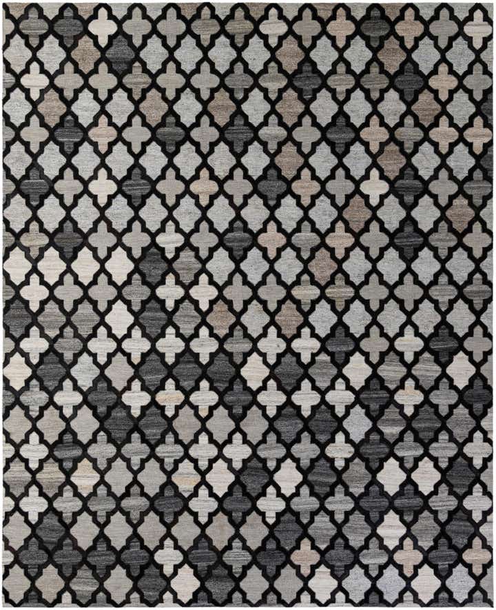 8' 1 x 9' 11 Cowhide - Patchwork Rug