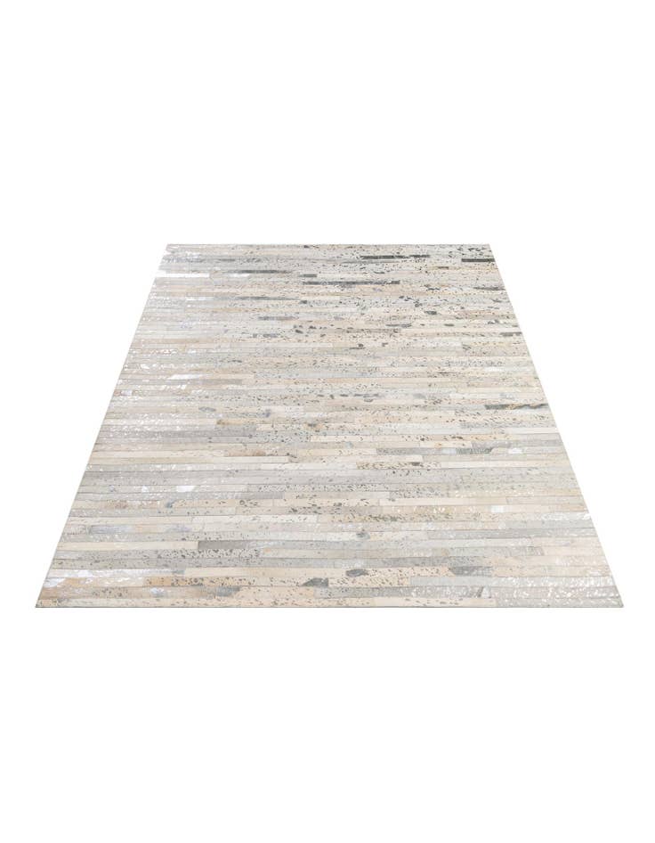 Detail image of 5' 2 x 7' 11 Cowhide - Patchwork Rug