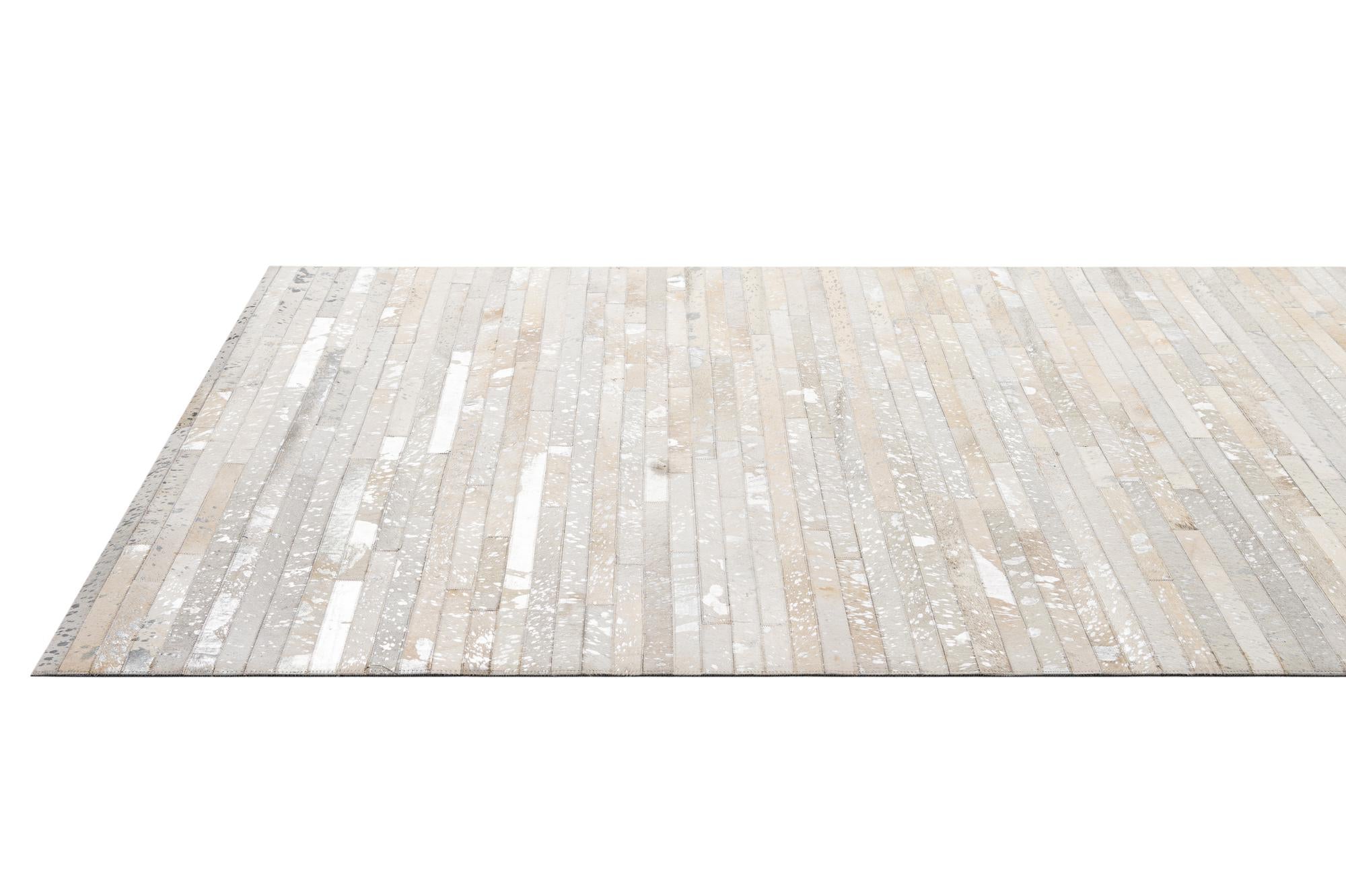 5' 2 x 7' 11 Cowhide - Patchwork Rug