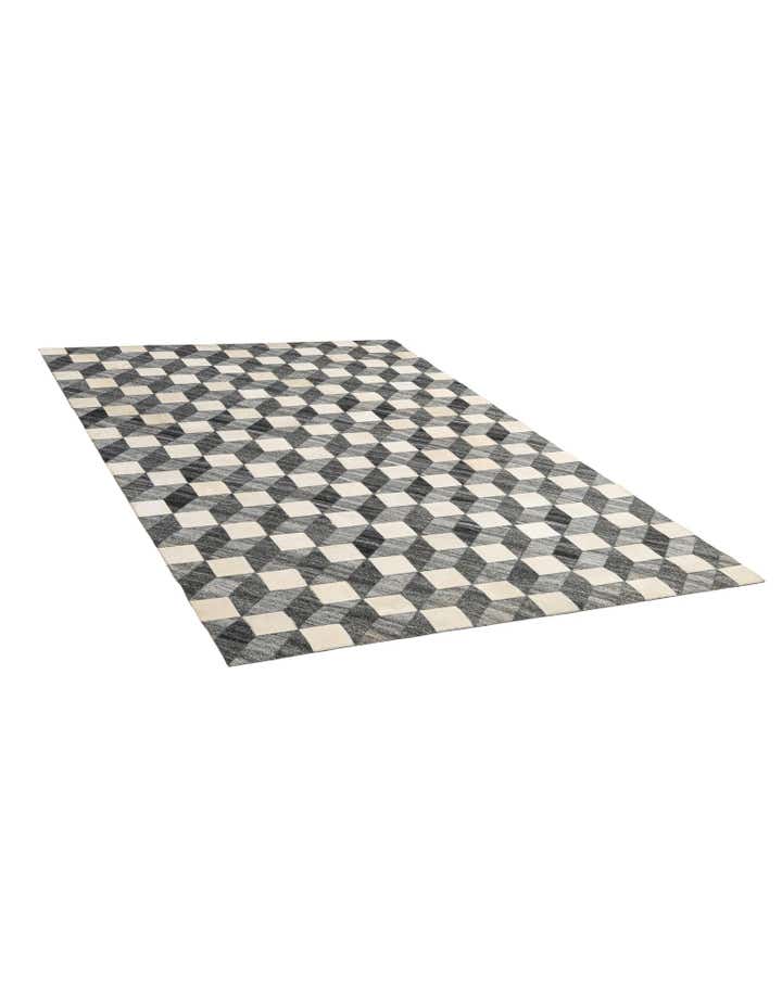 4' 11 x 7' 9 Cowhide - Patchwork Rug