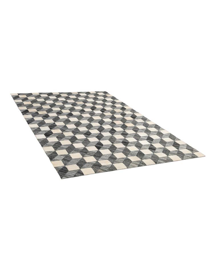 Detail image of 4' 11 x 7' 9 Cowhide - Patchwork Rug