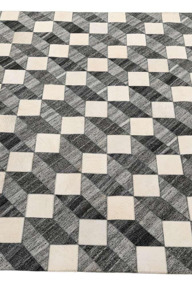 4' 11 x 7' 9 Cowhide - Patchwork Rug