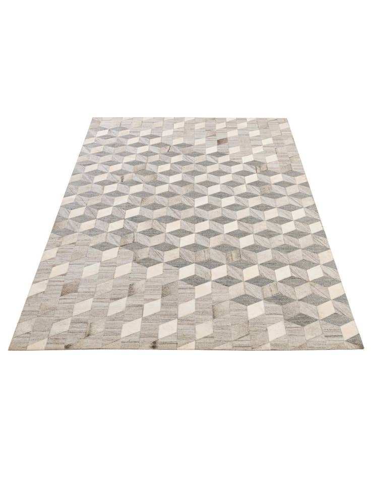 Detail image of 5' x 8' 1 Cowhide - Patchwork Rug