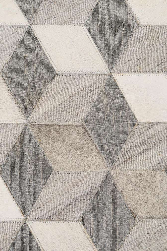 5' x 8' 1 Cowhide - Patchwork Rug