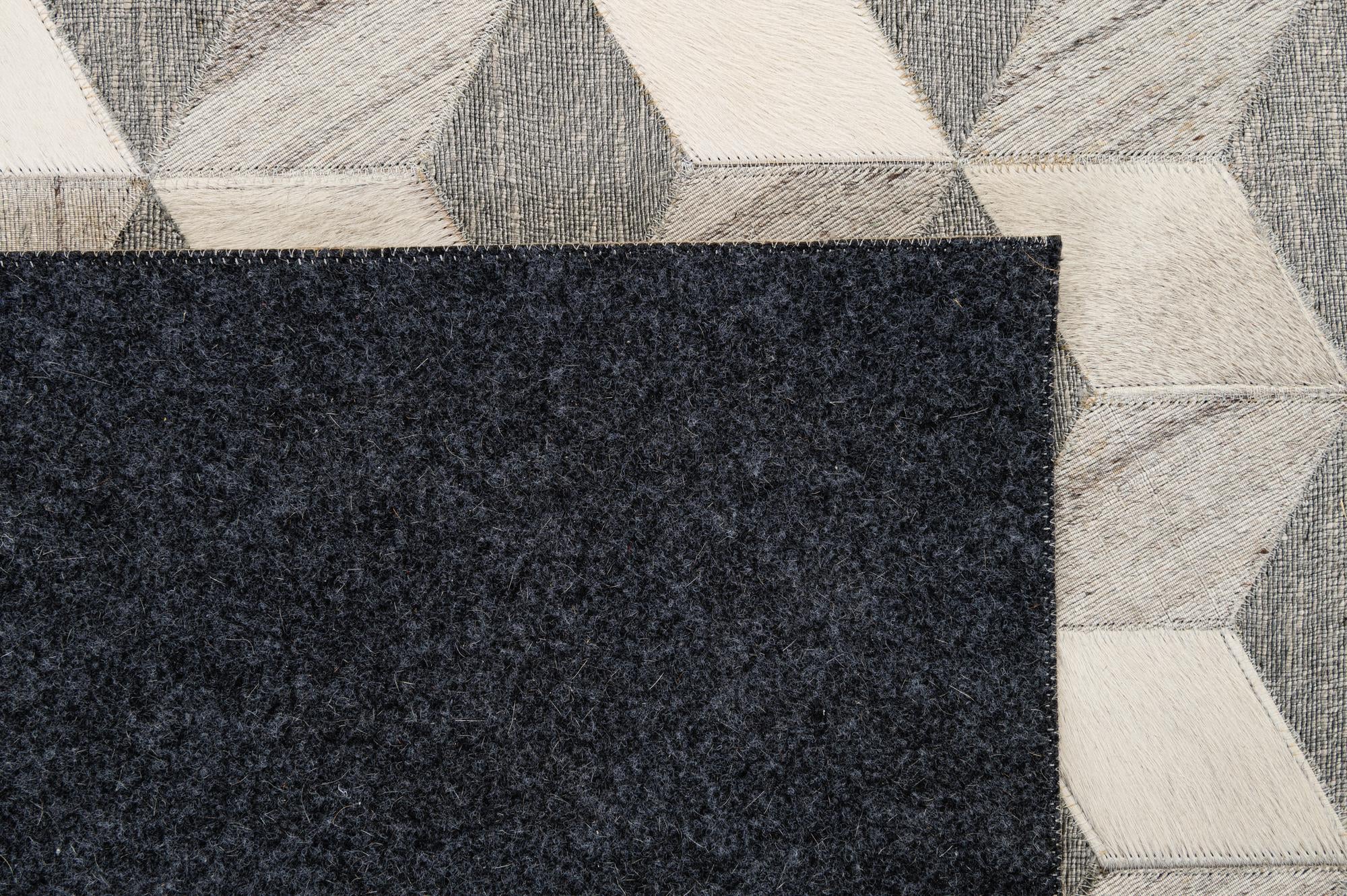 5' x 8' 1 Cowhide - Patchwork Rug