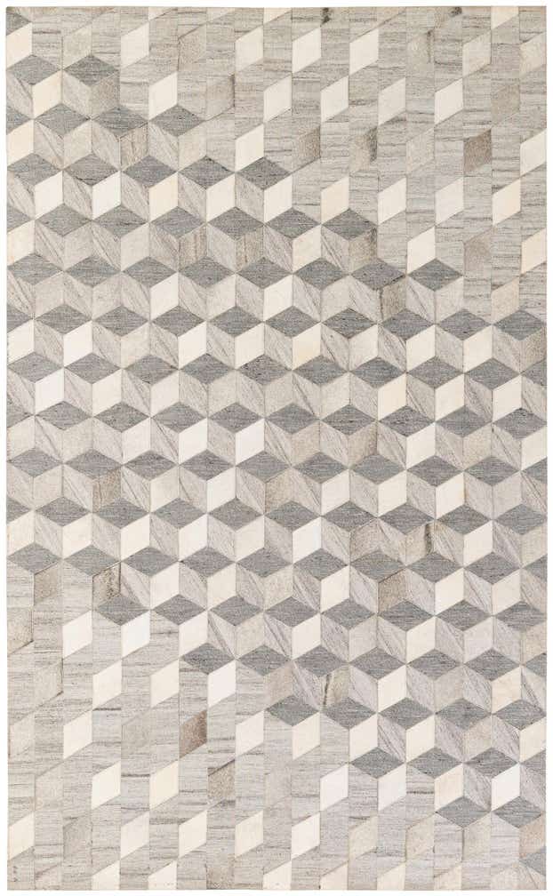 5' x 8' 1 Cowhide - Patchwork Rug
