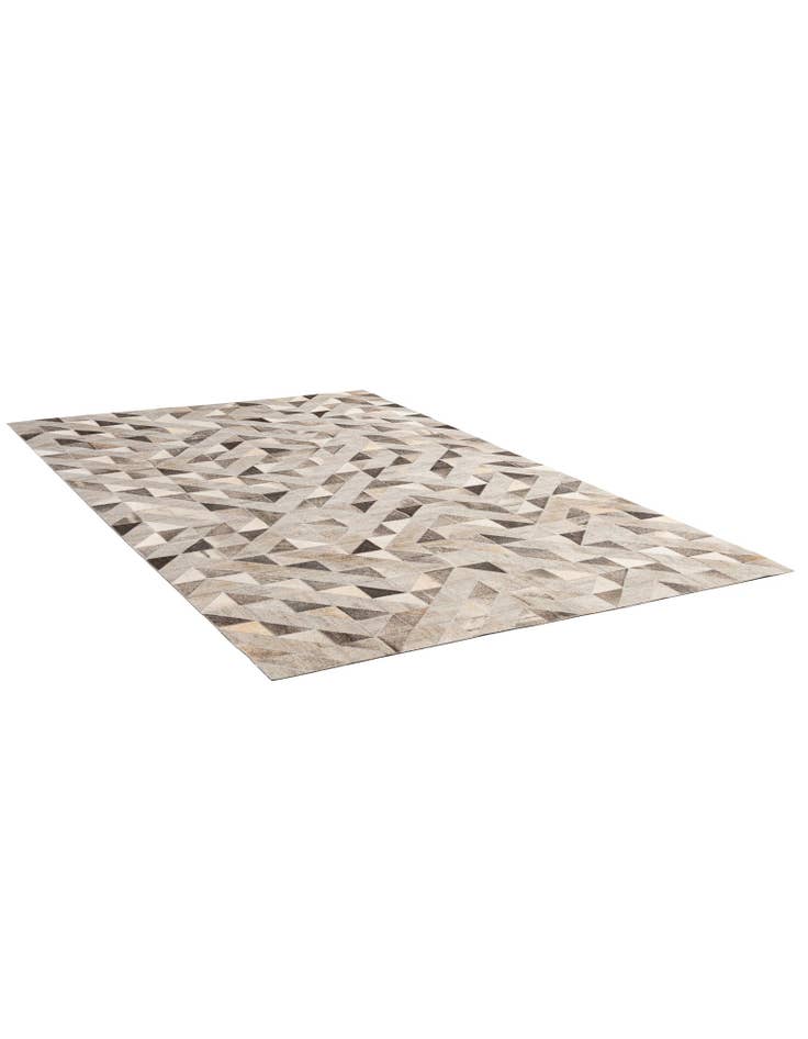Detail image of 4' 10 x 7' 8 Cowhide - Patchwork Rug