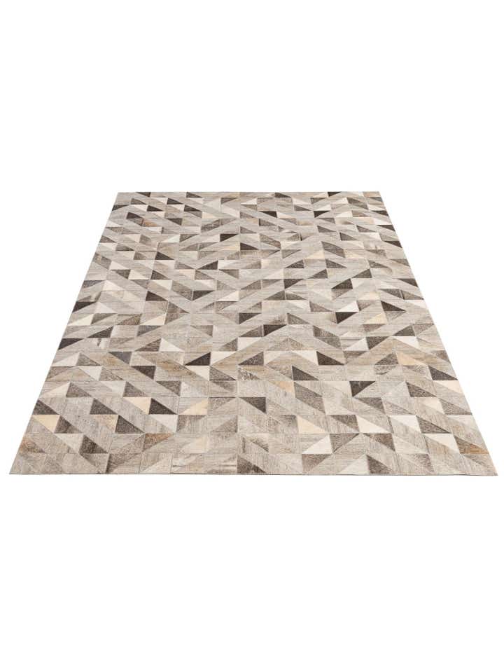 4' 10 x 7' 8 Cowhide - Patchwork Rug
