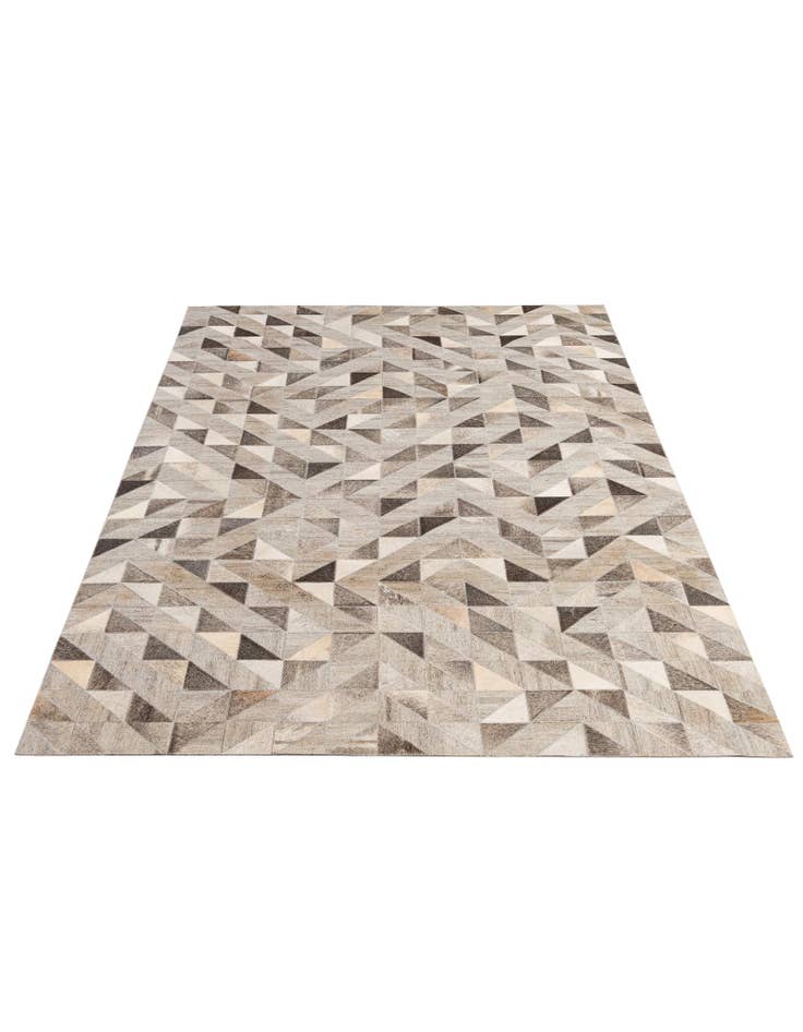 Detail image of 4' 10 x 7' 8 Cowhide - Patchwork Rug
