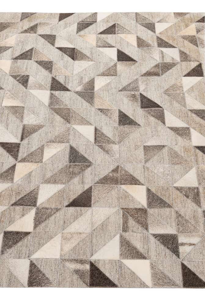 4' 10 x 7' 8 Cowhide - Patchwork Rug