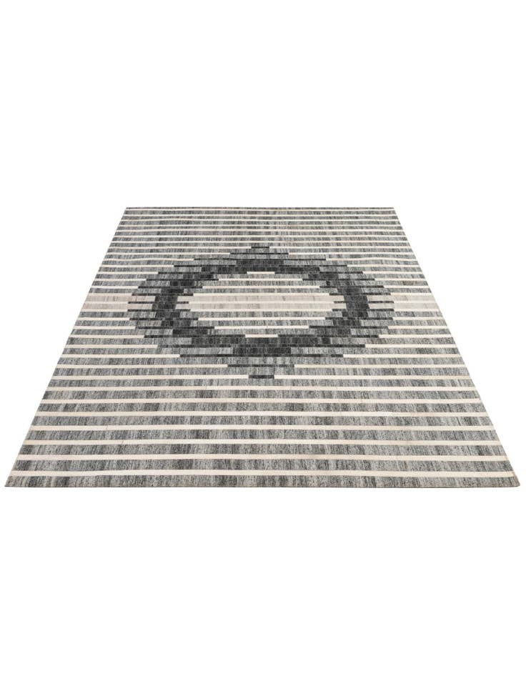 Detail image of 4' 11 x 7' 11 Cowhide - Patchwork Rug