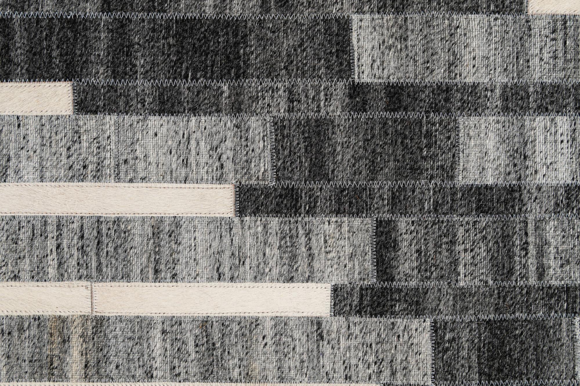 4' 11 x 7' 11 Cowhide - Patchwork Rug