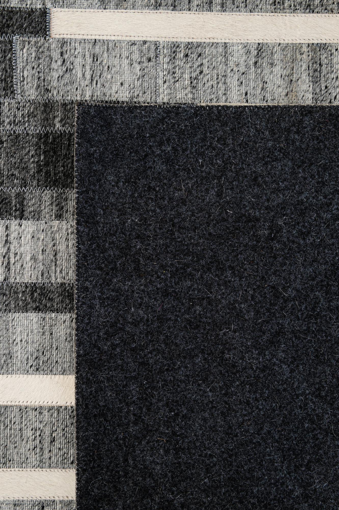 4' 11 x 7' 11 Cowhide - Patchwork Rug