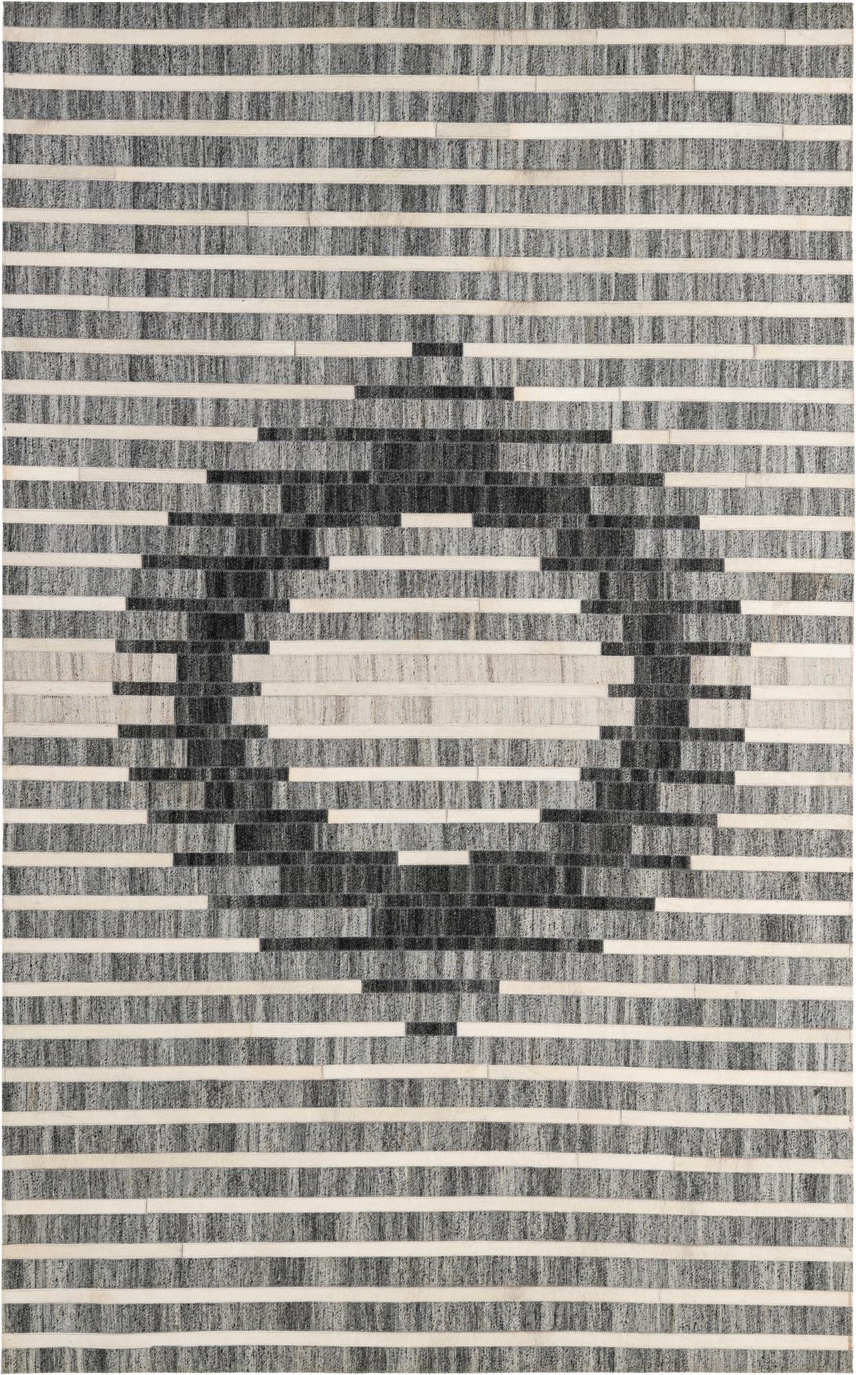 4' 11 x 7' 11 Cowhide - Patchwork Rug