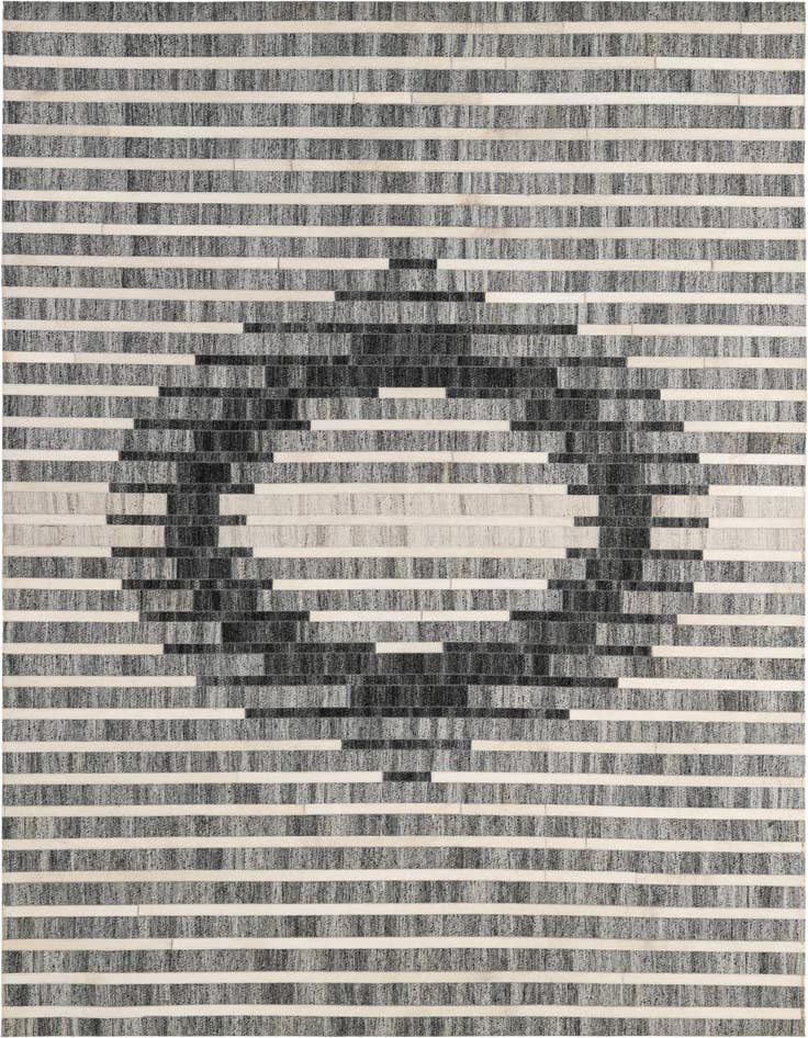 Detail image of 4' 11 x 7' 11 Cowhide - Patchwork Rug