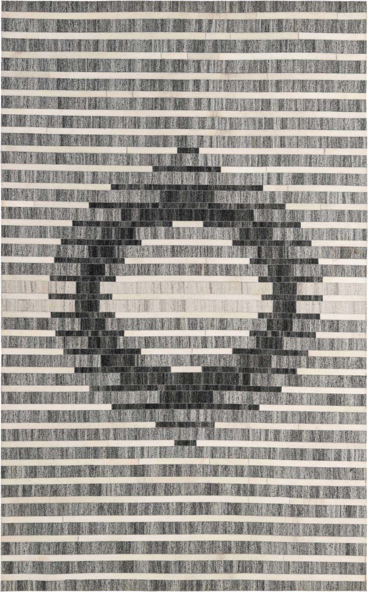 4' 11 x 7' 11 Cowhide - Patchwork Rug