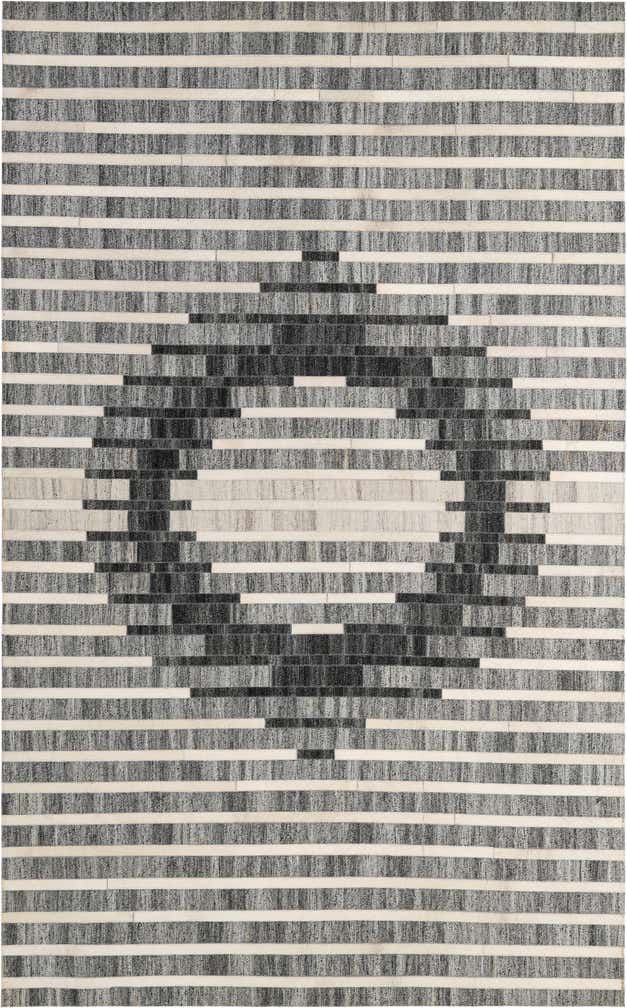 4' 11 x 7' 11 Cowhide - Patchwork Rug