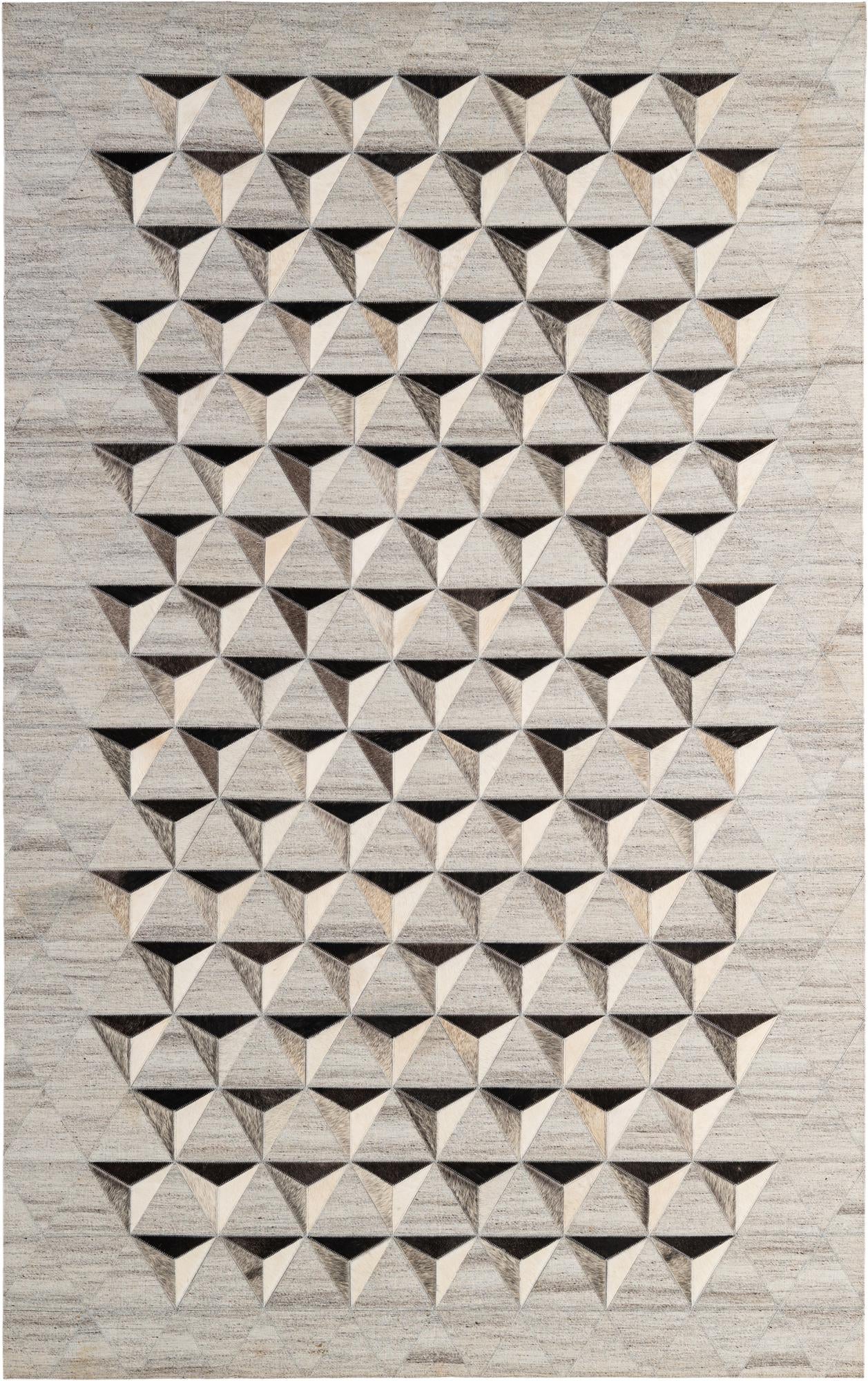 4' 11 x 7' 11 Cowhide - Patchwork Rug