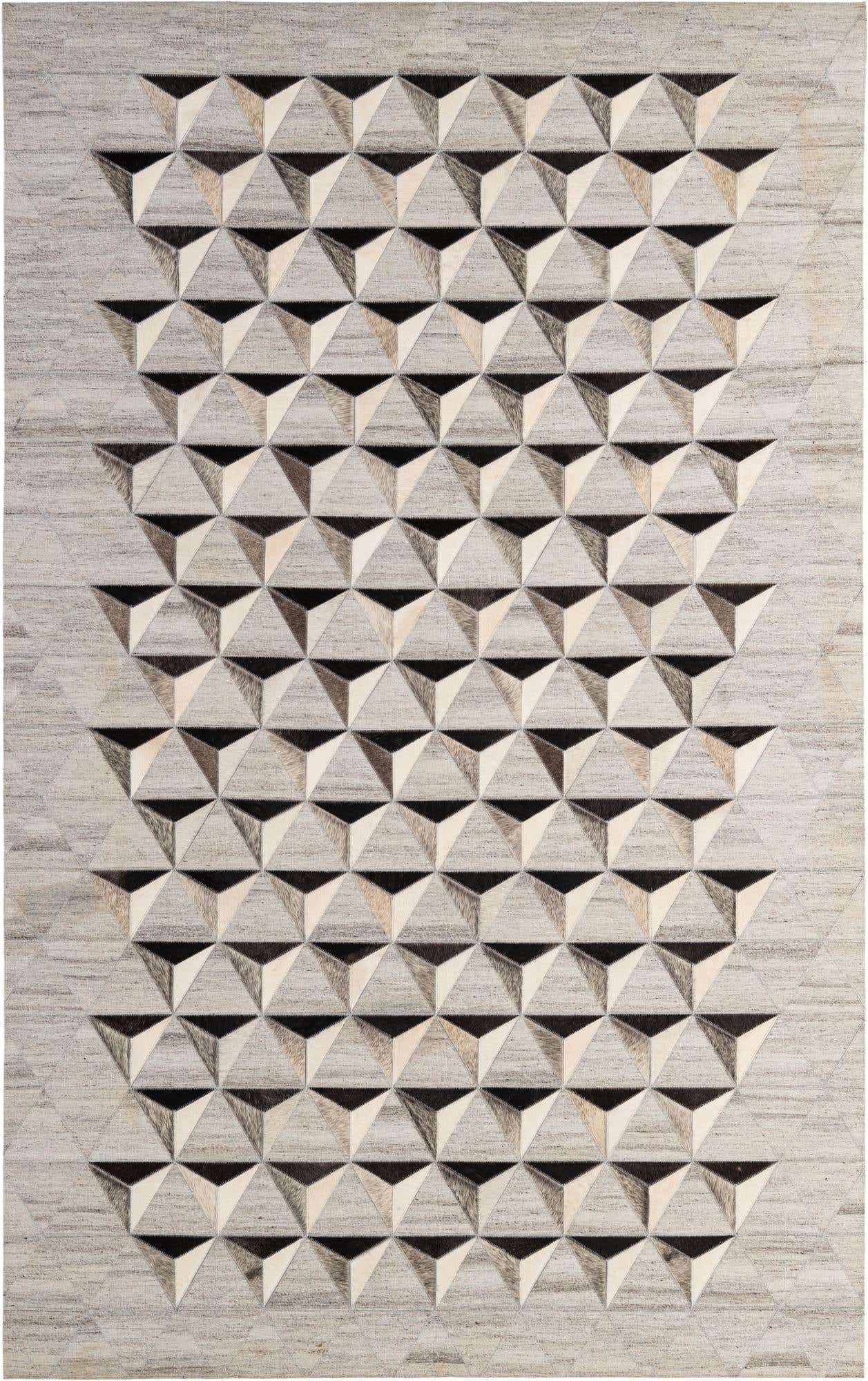 4' 11 x 7' 11 Cowhide - Patchwork Rug