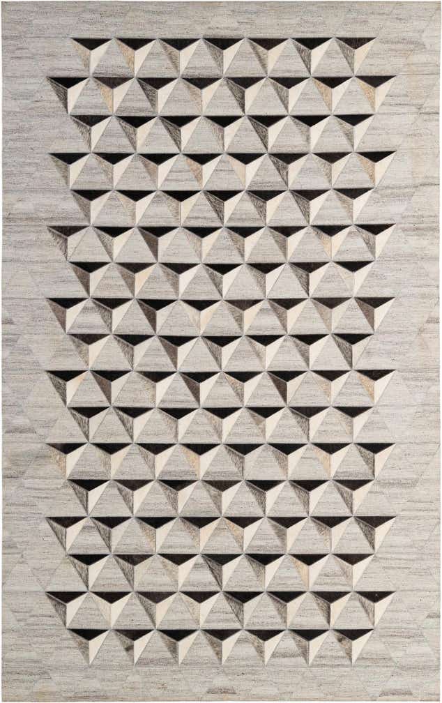 4' 11 x 7' 11 Cowhide - Patchwork Rug