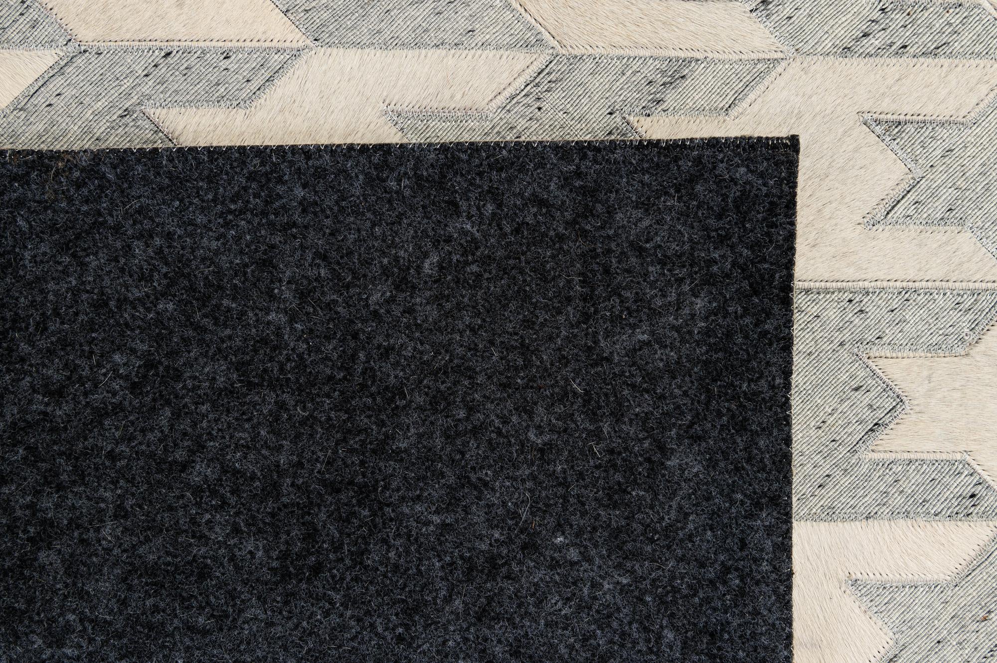 5' 1 x 7' 11 Cowhide - Patchwork Rug