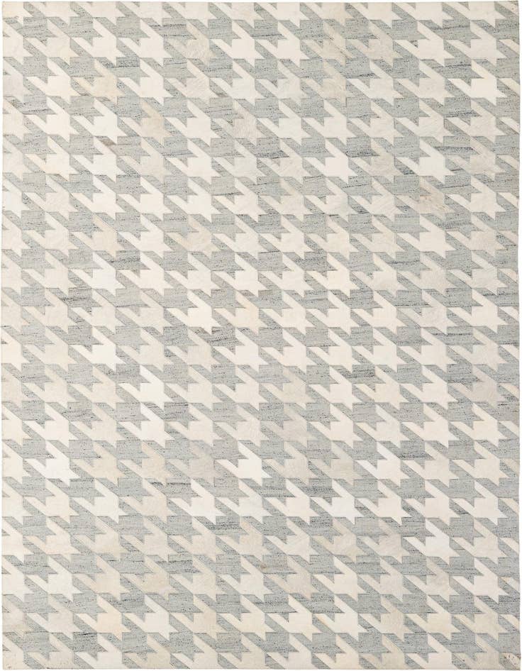 Detail image of 5' 1 x 7' 11 Cowhide - Patchwork Rug