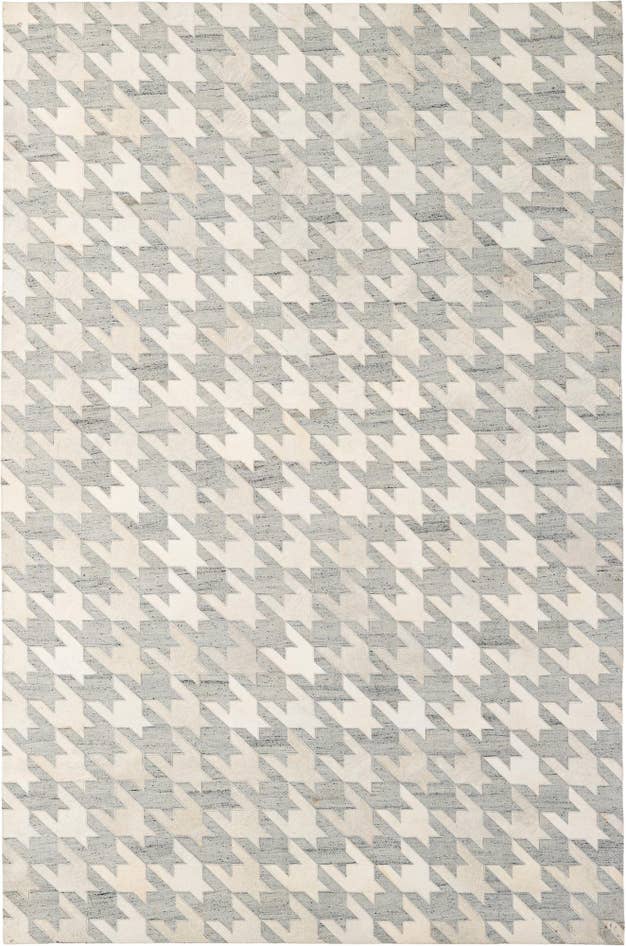 Detail image of 5' 1 x 7' 11 Cowhide - Patchwork Rug