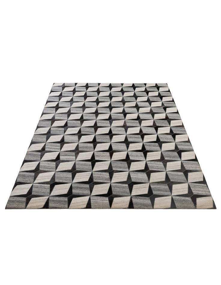 Detail image of 5' 2 x 8' 1 Cowhide - Patchwork Rug