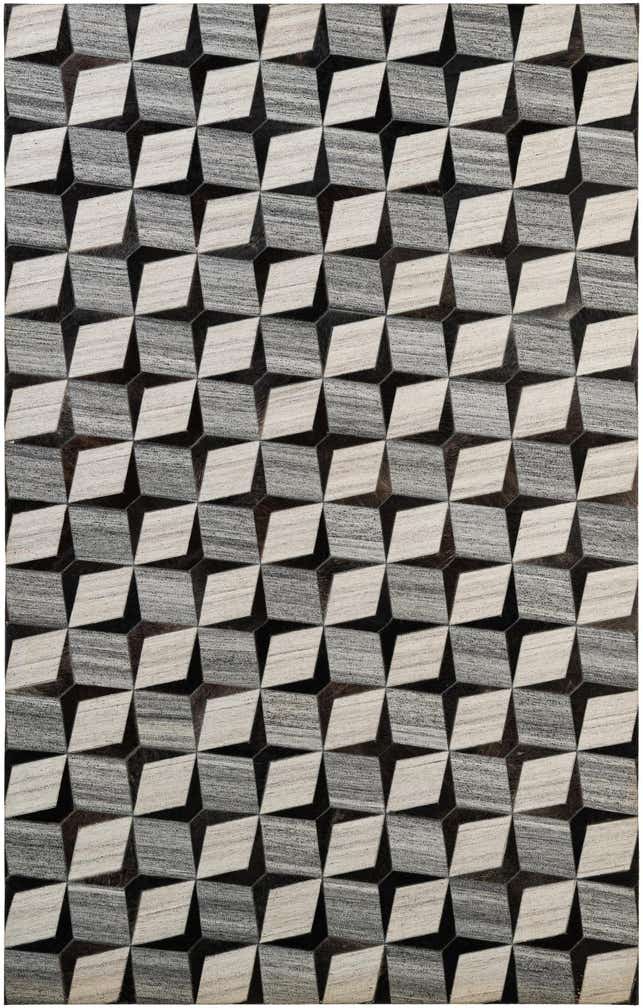 5' 2 x 8' 1 Cowhide - Patchwork Rug