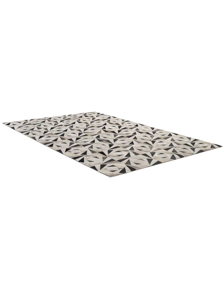 Detail image of 4' 11 x 7' 10 Cowhide - Patchwork Rug