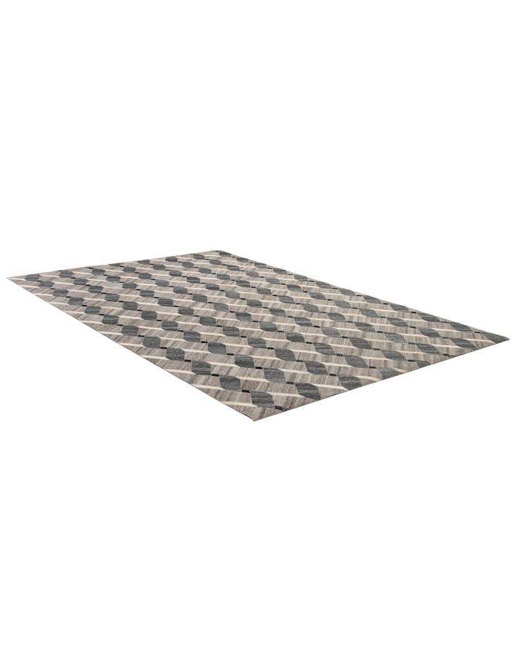 Detail image of 5' 2 x 7' 11 Cowhide - Patchwork Rug