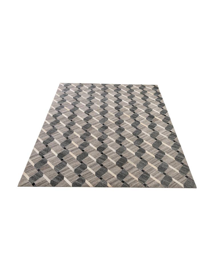 Detail image of 5' 2 x 7' 11 Cowhide - Patchwork Rug