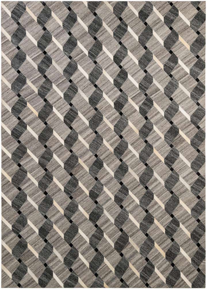 5' 2 x 7' 11 Cowhide - Patchwork Rug