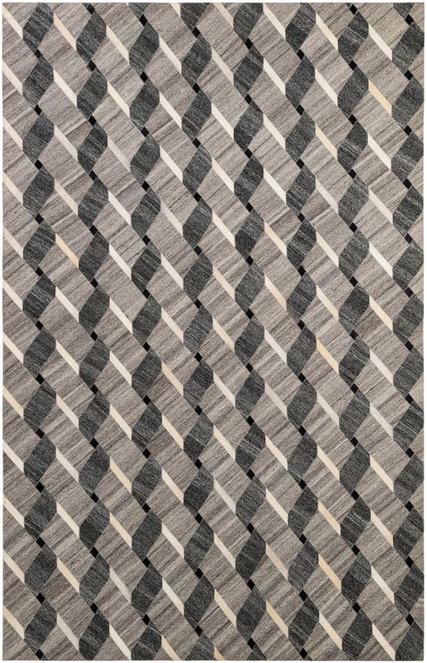 Detail image of 5' 2 x 7' 11 Cowhide - Patchwork Rug