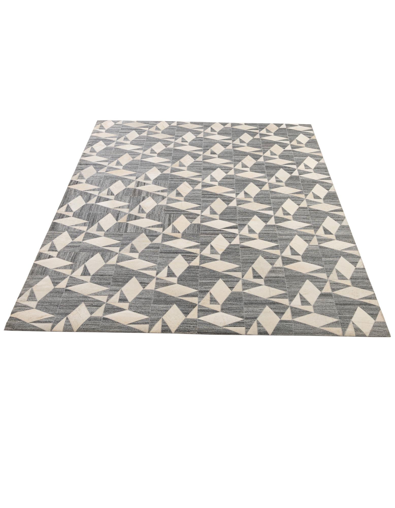 5' 3 x 7' 9 Cowhide - Patchwork Rug