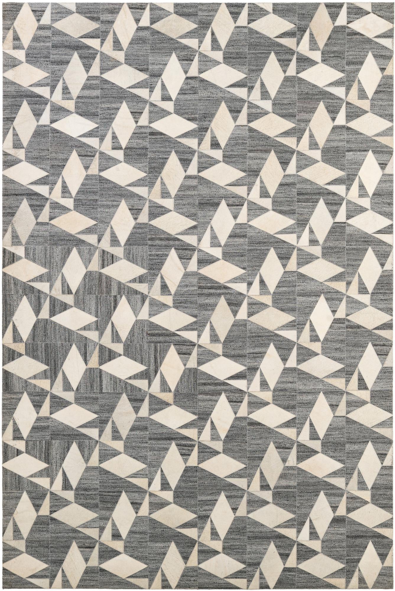 5' 3 x 7' 9 Cowhide - Patchwork Rug