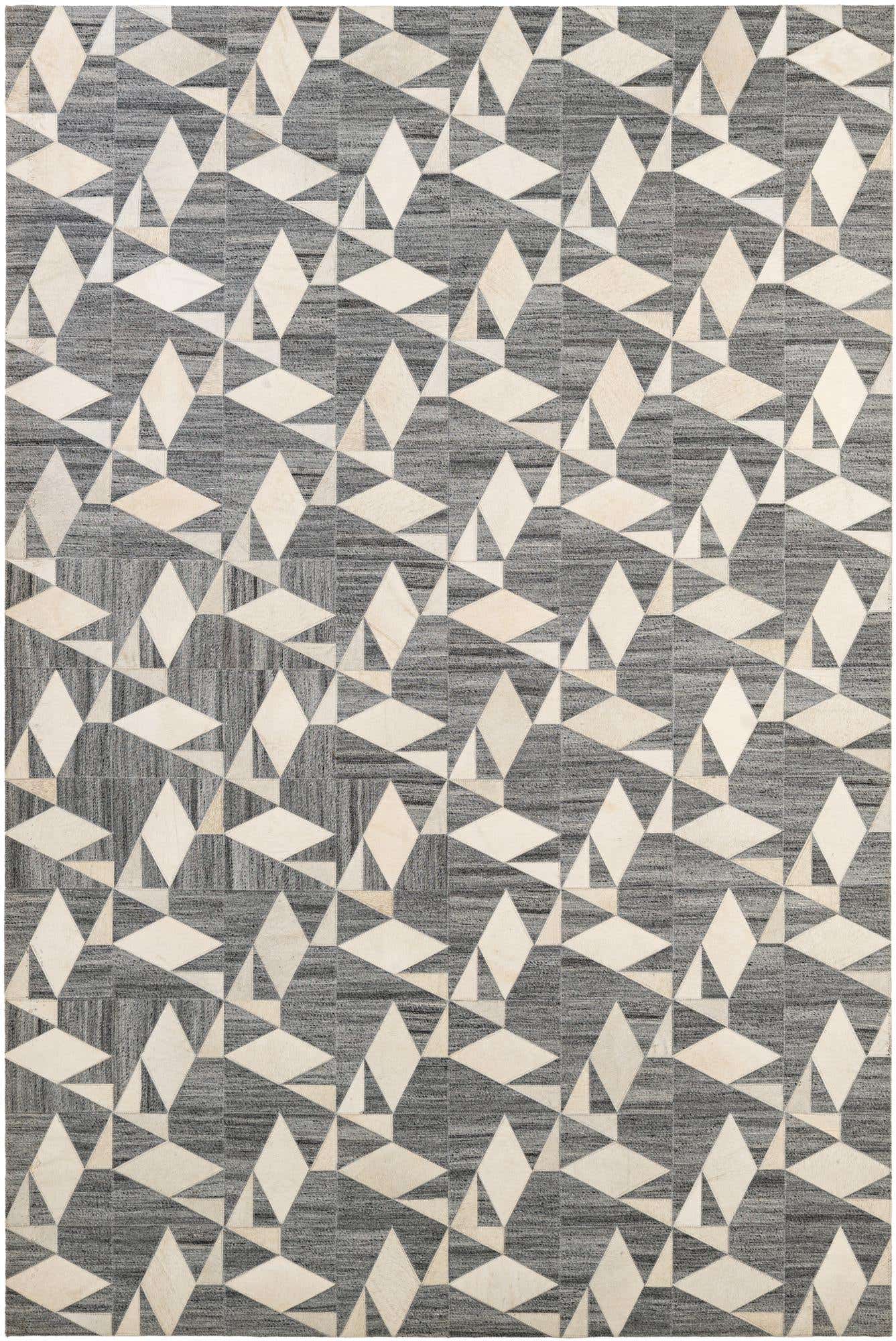 5' 3 x 7' 9 Cowhide - Patchwork Rug
