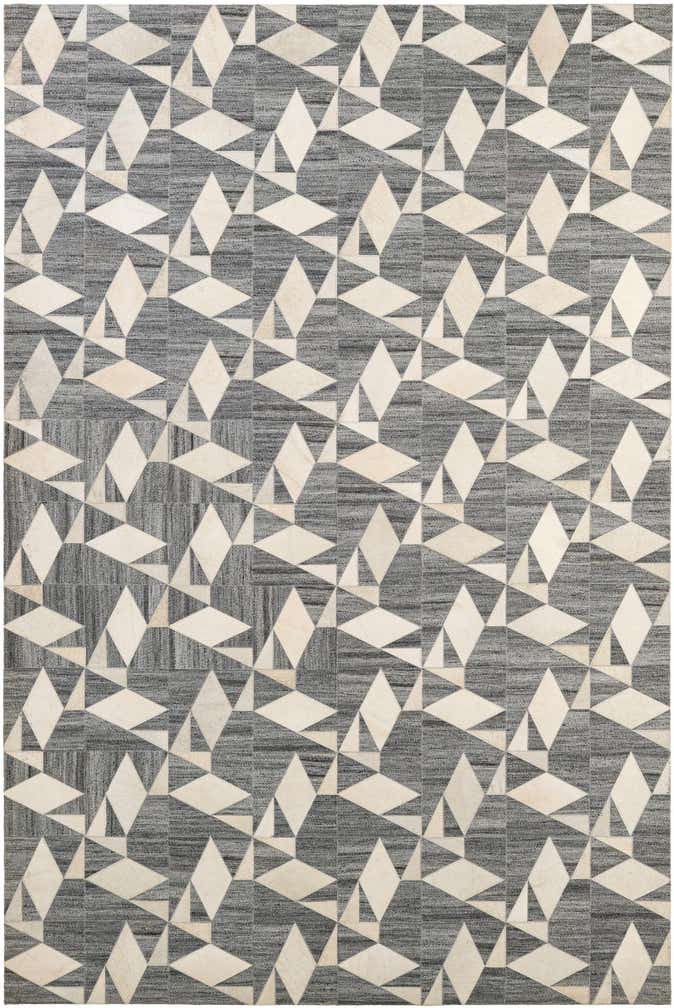 5' 3 x 7' 9 Cowhide - Patchwork Rug