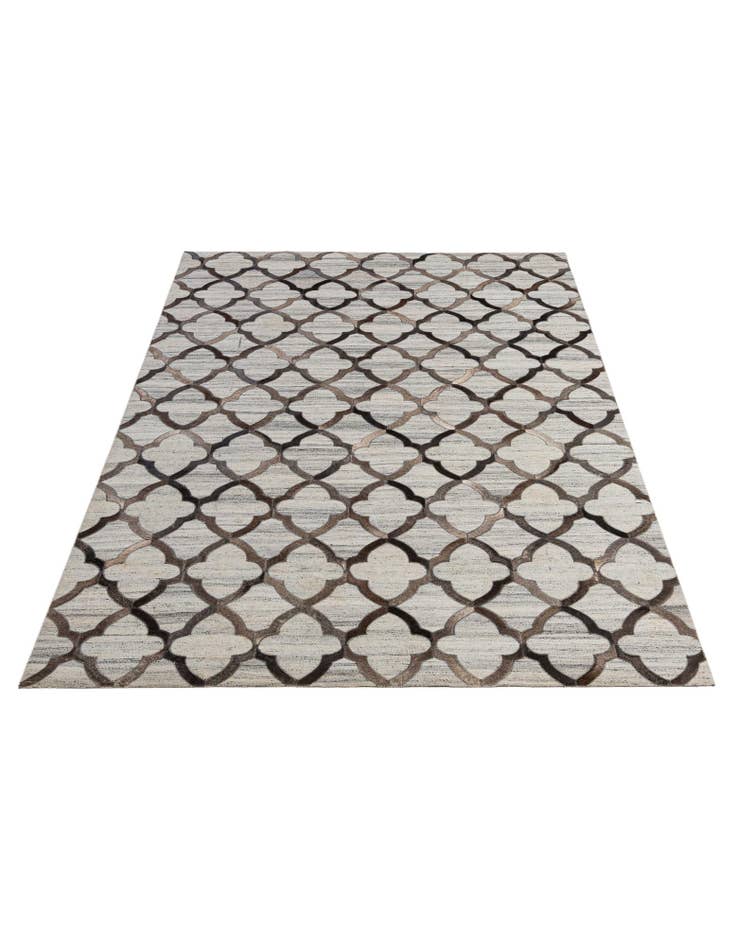 Detail image of 5' x 8' Cowhide - Patchwork Rug