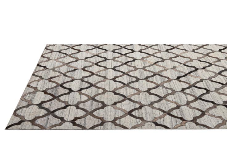 Detail image of 5' x 8' Cowhide - Patchwork Rug