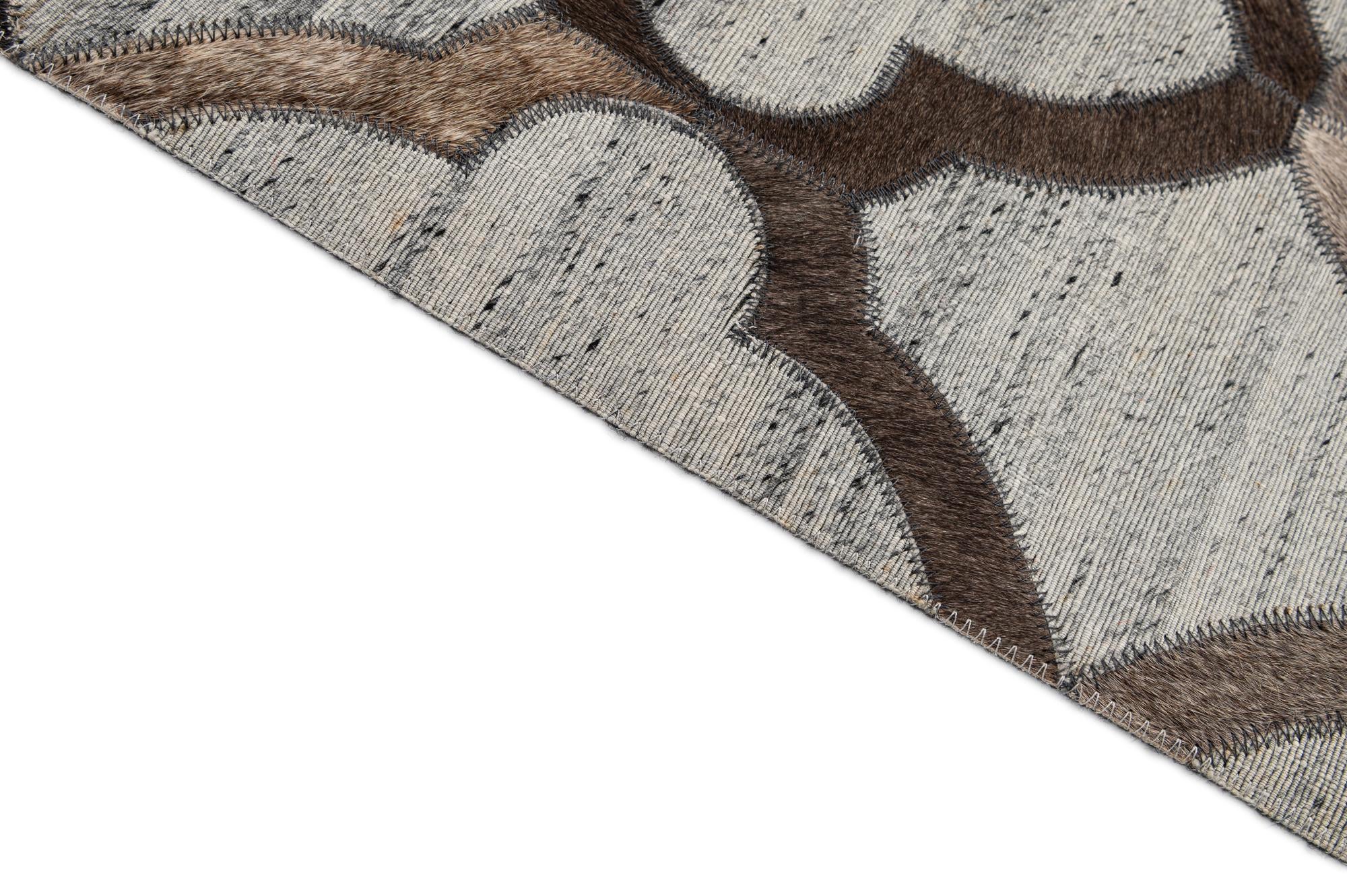5' x 8' Cowhide - Patchwork Rug