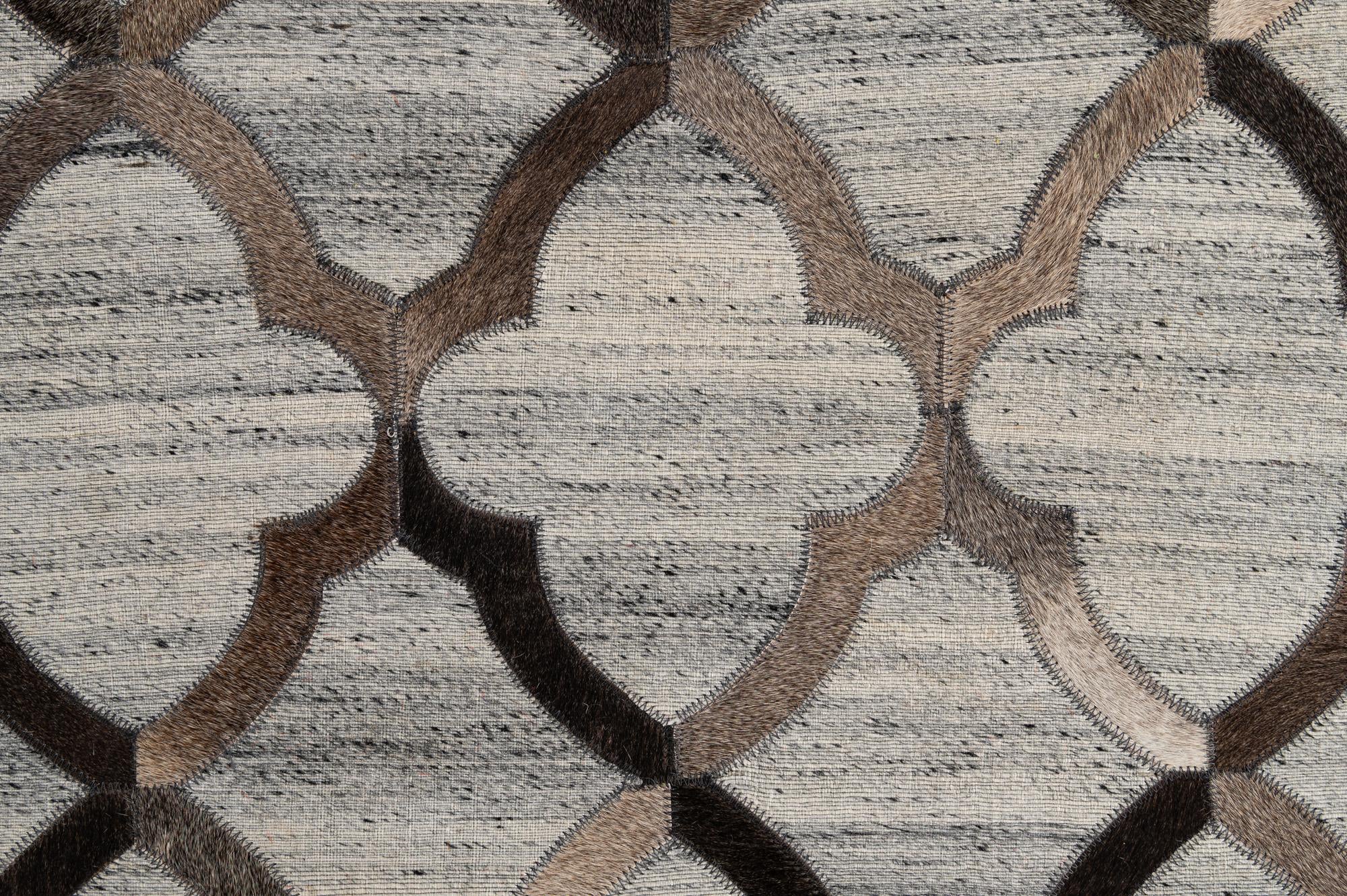 5' x 8' Cowhide - Patchwork Rug
