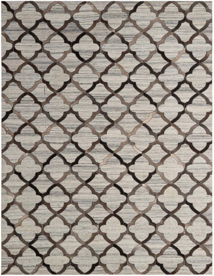 Detail image of 5' x 8' Cowhide - Patchwork Rug