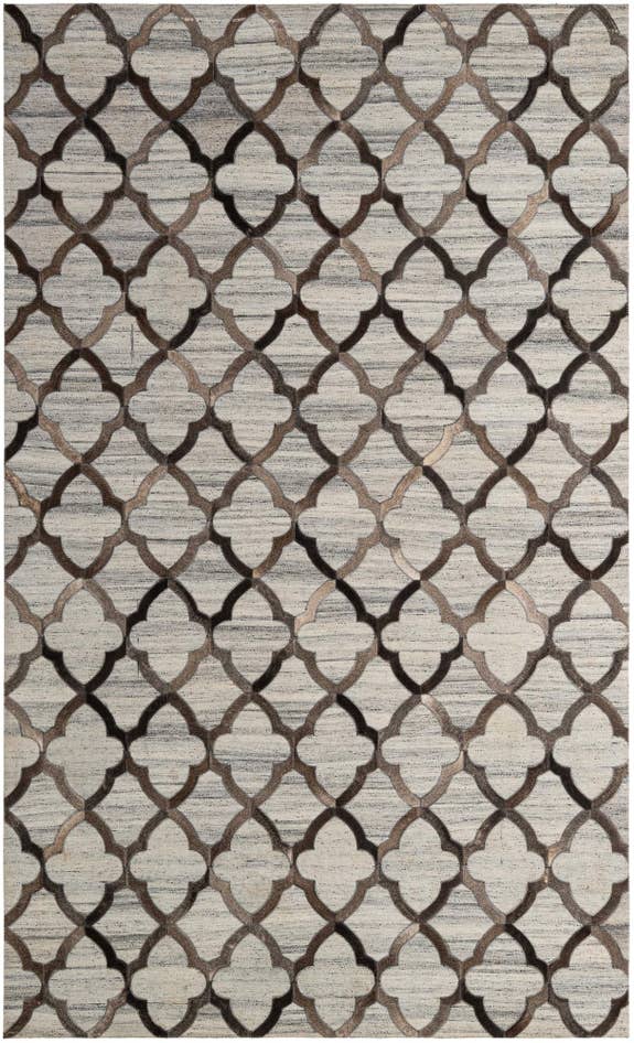 Detail image of 5' x 8' Cowhide - Patchwork Rug