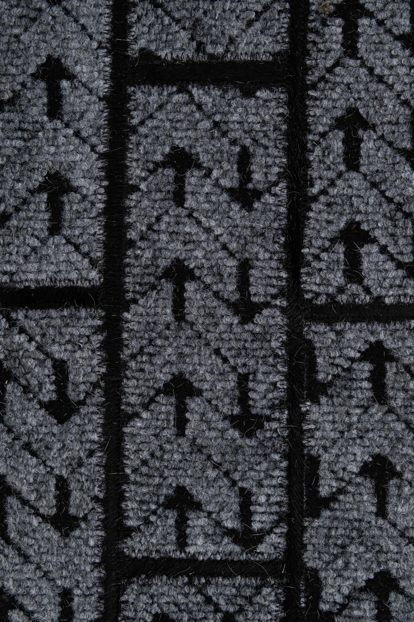 5' 1 x 7' 10 Cowhide - Patchwork Rug