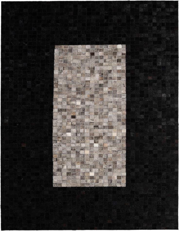 Detail image of 5' x 7' 11 Cowhide - Patchwork Rug