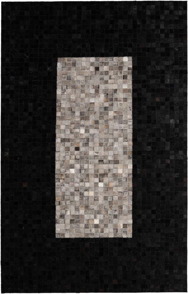 Detail image of 5' x 7' 11 Cowhide - Patchwork Rug